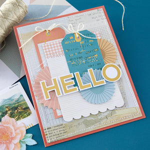 Rosie's Studio Clementine Diecut Cardstock  Ephemera