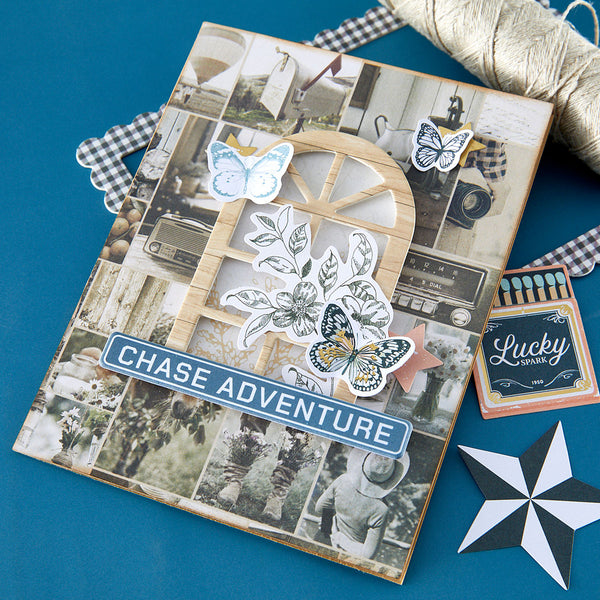 Rosie's Studio Clementine Diecut Cardstock  Ephemera