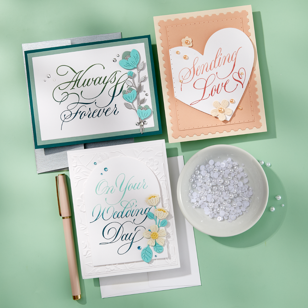 Copperplate On Your Wedding Day Press + Foil Bundle by Paul Antonio
