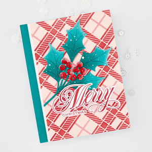 Classic Plaid Layering Stencil Set