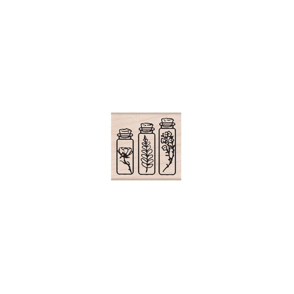 Hero Arts Three Bottles Wood Stamps