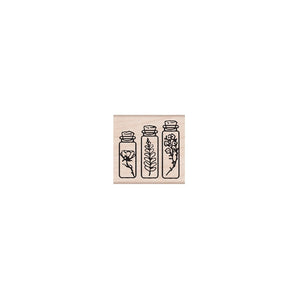 Hero Arts Three Bottles Wood Stamps