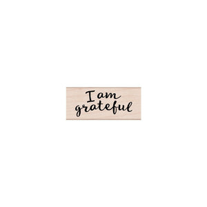 Hero Arts I Am Grateful Wood Stamps