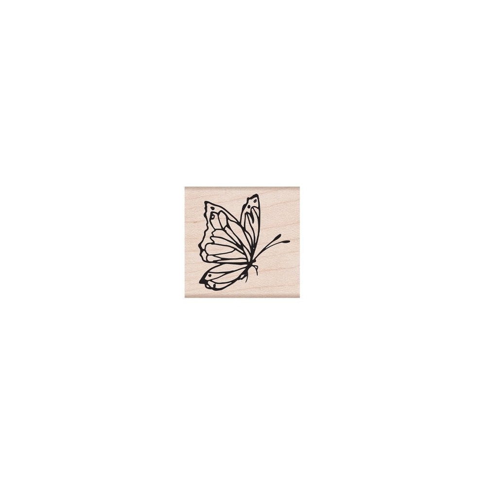 Hero Arts Side View Butterfly Wood Stamps