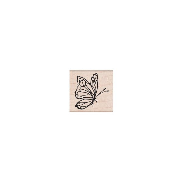 Hero Arts Side View Butterfly Wood Stamps