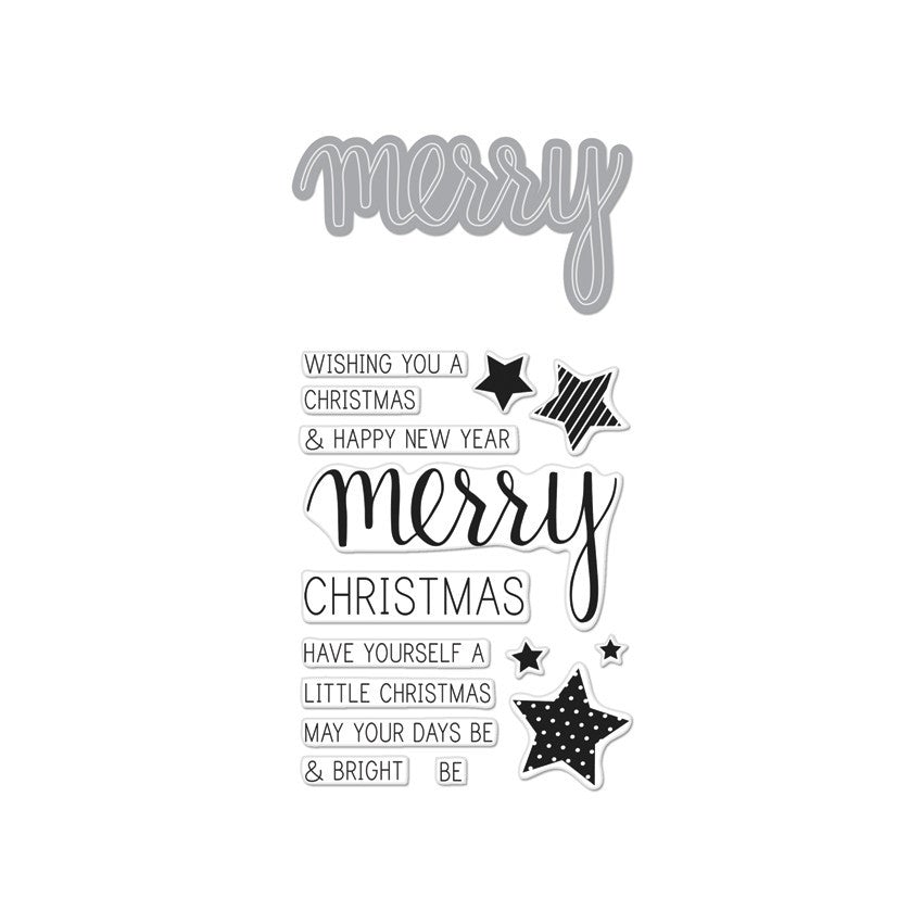 Hero Arts Merry Stamp & Cut Set