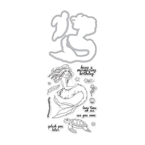 Hero Arts Mermaid Stamp & Cut Set