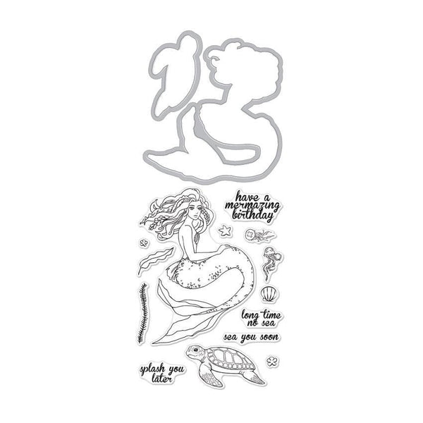 Hero Arts Mermaid Stamp & Cut Set