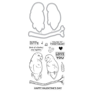 Hero Arts Love Birds Stamp & Die Set