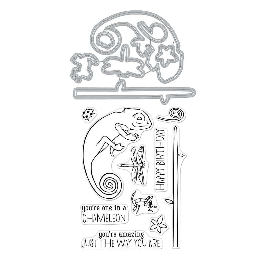 Hero Arts Chameleon Stamp & Die Set