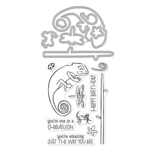 Hero Arts Chameleon Stamp & Die Set