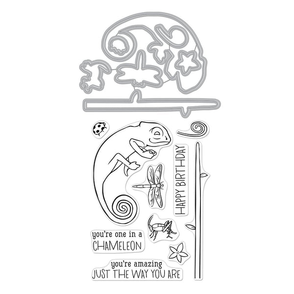 Hero Arts Chameleon Stamp & Die Set