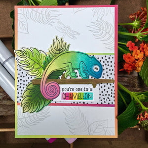 Hero Arts Chameleon Stamp & Die Set