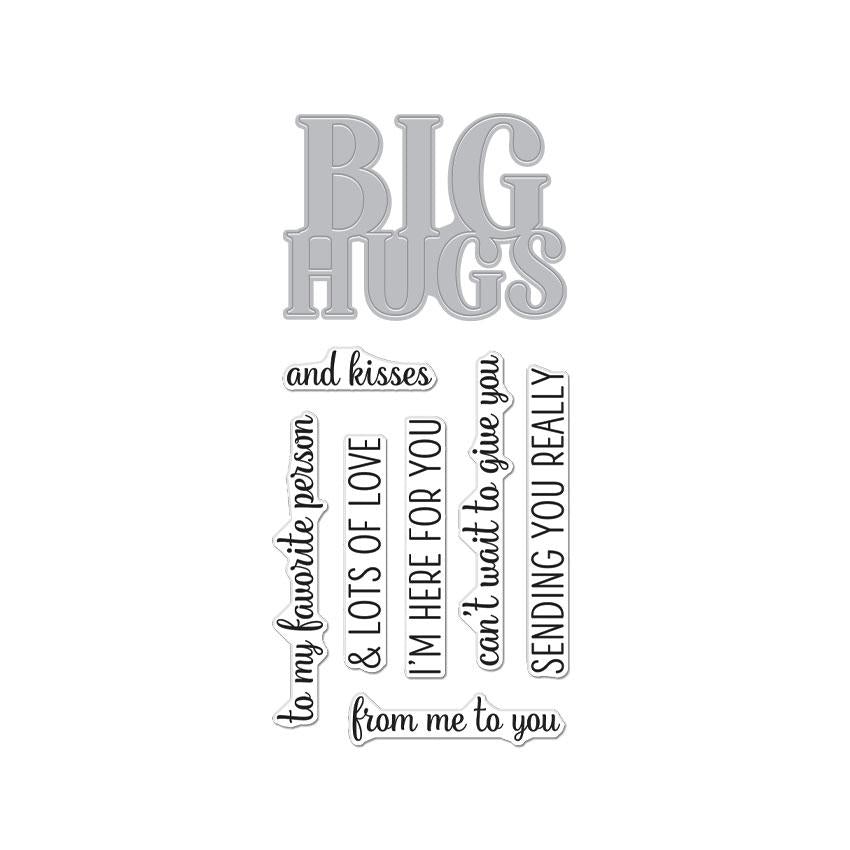Hero Arts Big Hugs Stamp & Cut Set