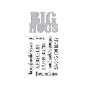 Hero Arts Big Hugs Stamp & Cut Set