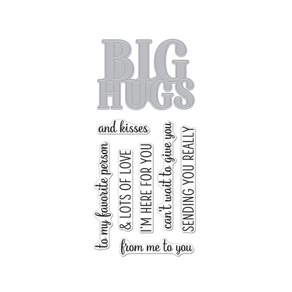 Hero Arts Big Hugs Stamp & Cut Set
