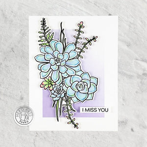 Hero Arts Message Strips XL Stamp & Die Set