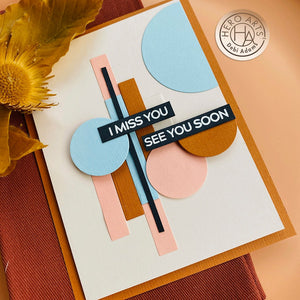 Hero Arts Message Strips XL Stamp & Die Set