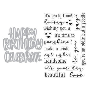 Hero Arts Birthday XL Stamp & Cut Set