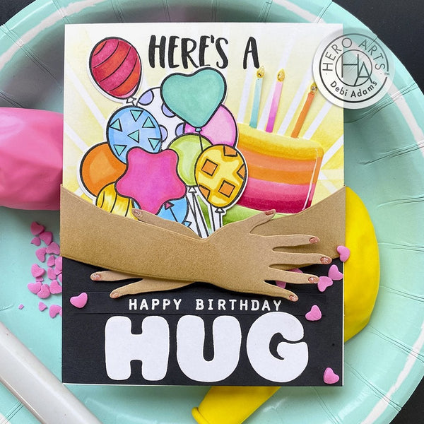 Hero Arts Bunch of Balloons Clear Stamps
