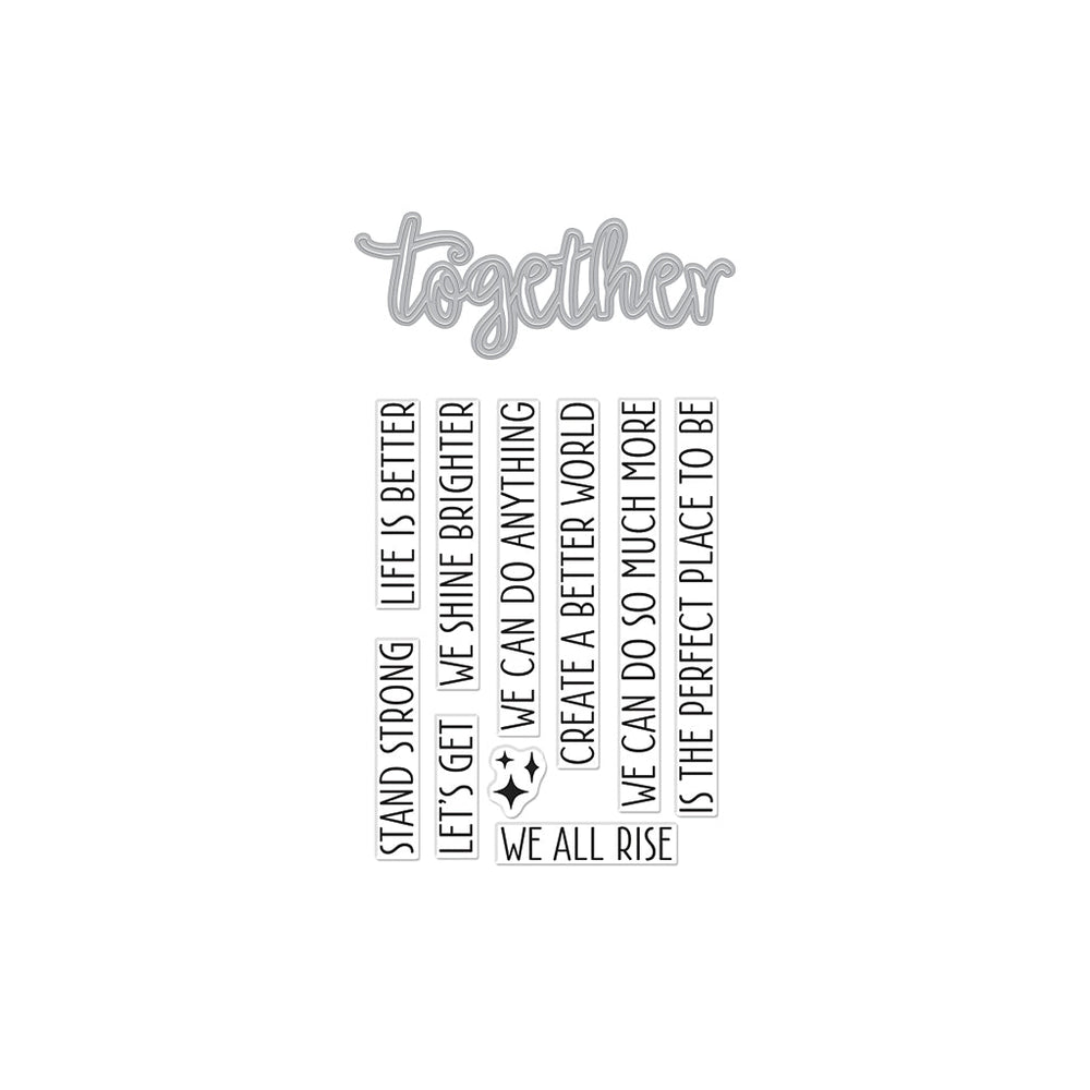 Hero Arts Together Stamp & Die Set