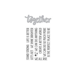 Hero Arts Together Stamp & Die Set