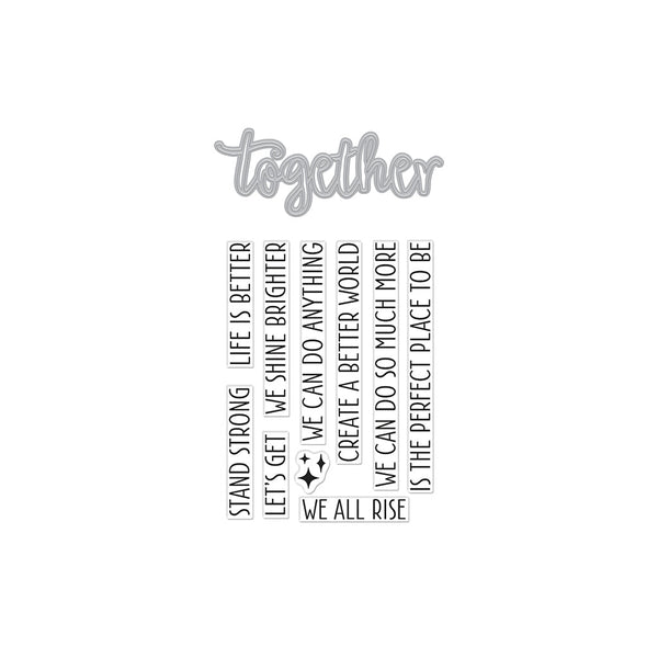 Hero Arts Together Stamp & Die Set