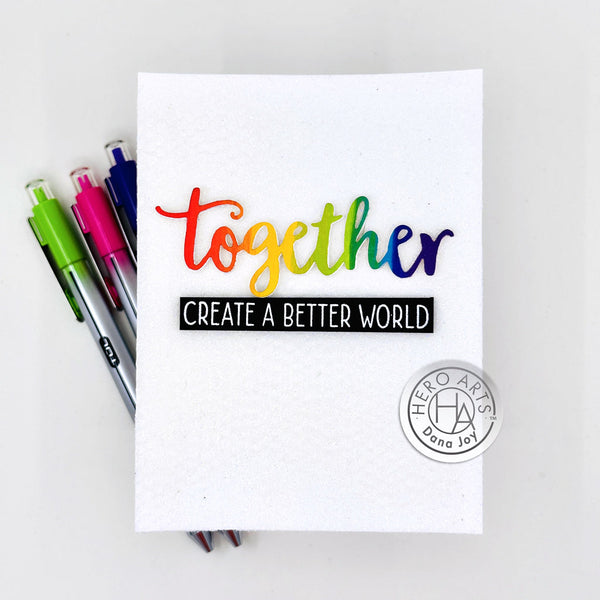 Hero Arts Together Stamp & Die Set