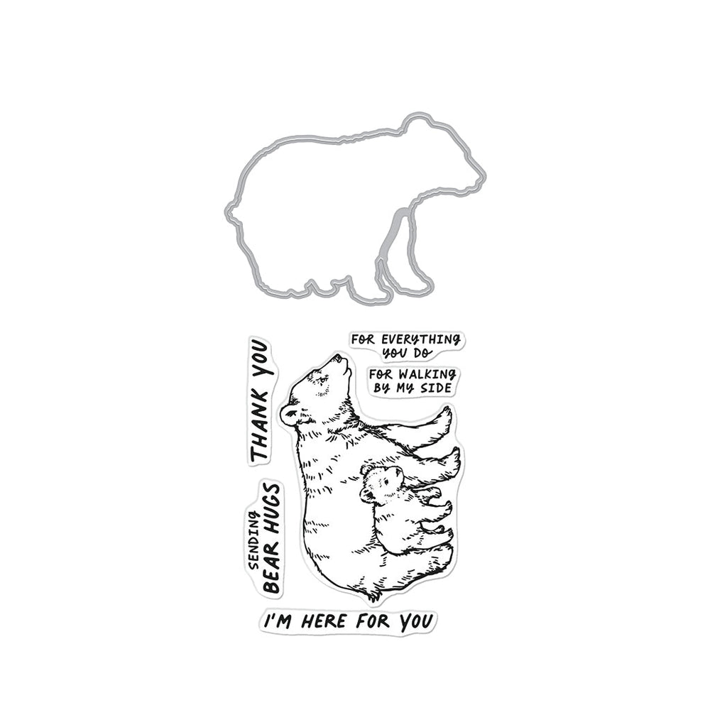 Hero Arts Bear Hugs Stamp & Die Set