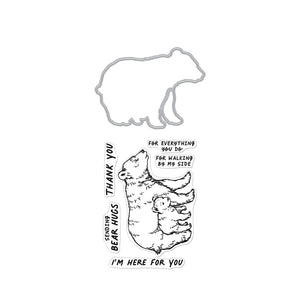 Hero Arts Bear Hugs Stamp & Die Set