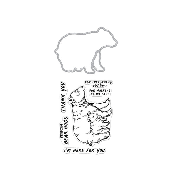 Hero Arts Bear Hugs Stamp & Die Set