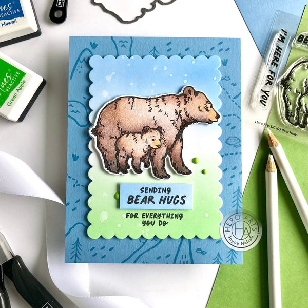 Hero Arts Bear Hugs Stamp & Die Set