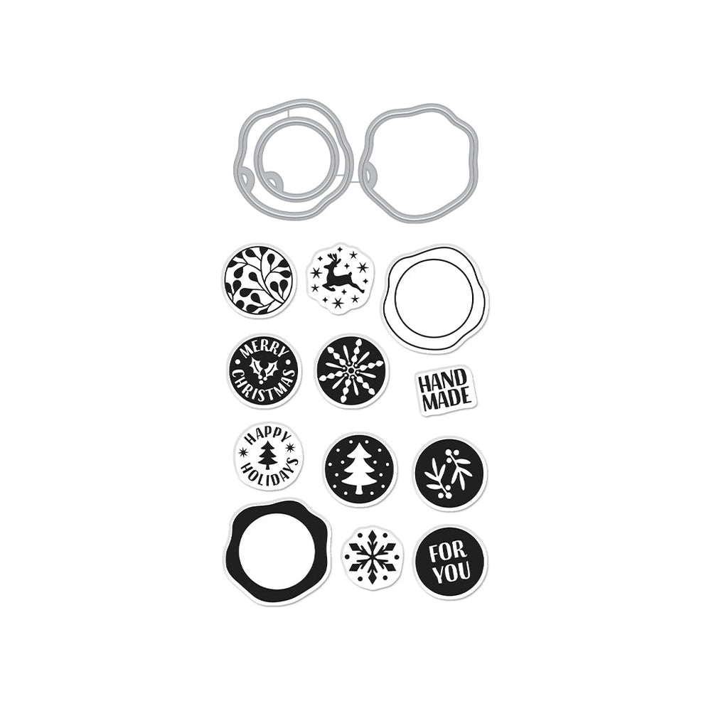 Hero Arts Wax Seals Stamp & Cut Set