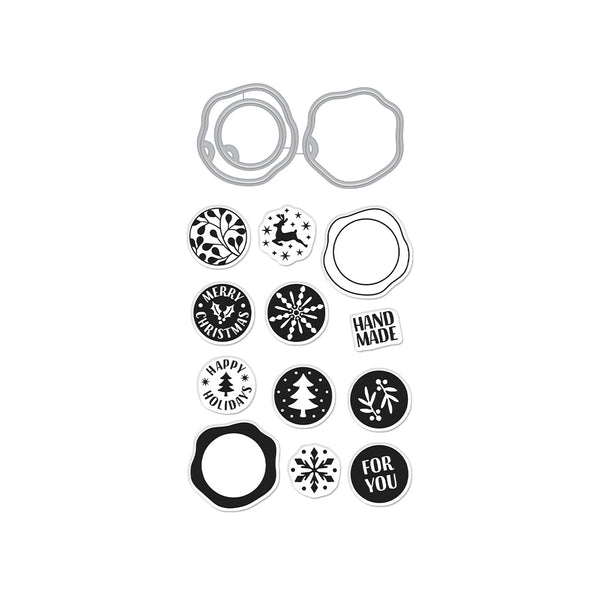 Hero Arts Wax Seals Stamp & Cut Set