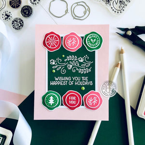 Hero Arts Wax Seals Stamp & Cut Set