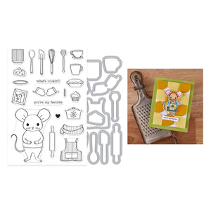 Hero Arts What's Cookin'?  Stamp & Cut Set