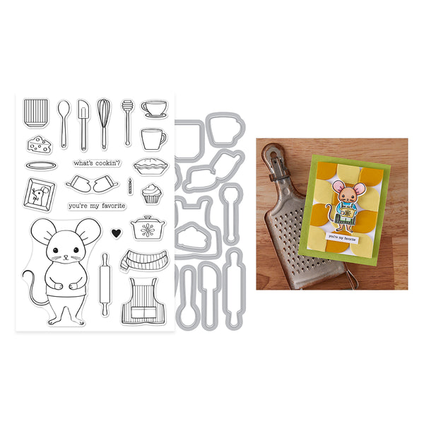 Hero Arts What's Cookin'?  Stamp & Cut Set