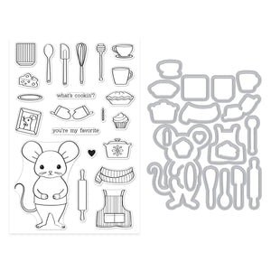 Hero Arts What's Cookin'?  Stamp & Cut Set