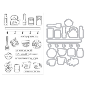 Hero Arts On the Shelf Stamp & Cut Set
