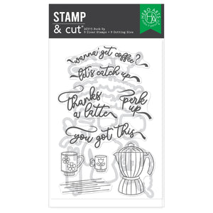 Hero Arts Perk Up Stamp & Cut Set Set