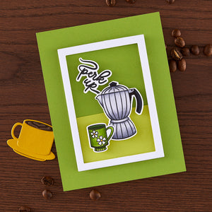 Hero Arts Perk Up Stamp & Cut Set Set