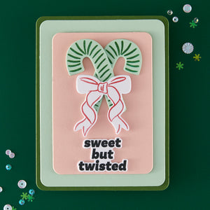 Hero Arts Candy Cane Swag Stamp & Cut Set