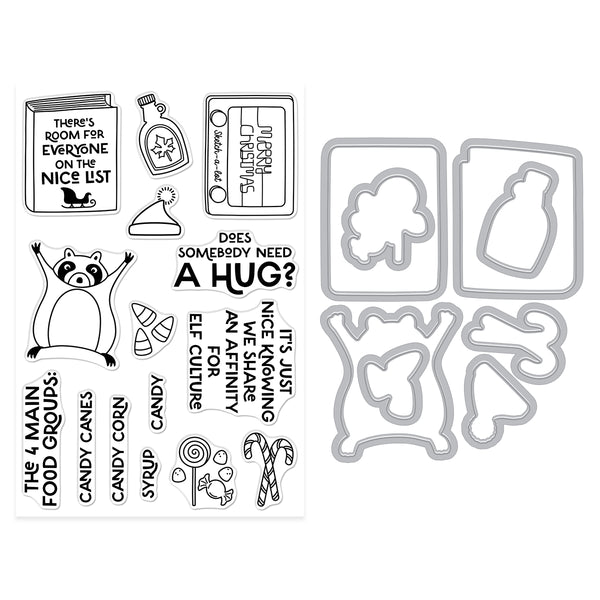 Hero Arts Elf Culture Stamp & Cut Set