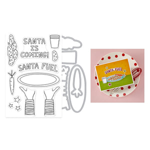 Hero Arts Santa Fuel Stamp & Cut Set