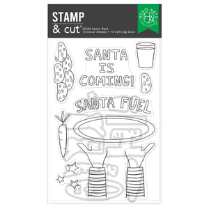 Hero Arts Santa Fuel Stamp & Cut Set