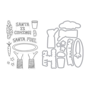 Hero Arts Santa Fuel Stamp & Cut Set
