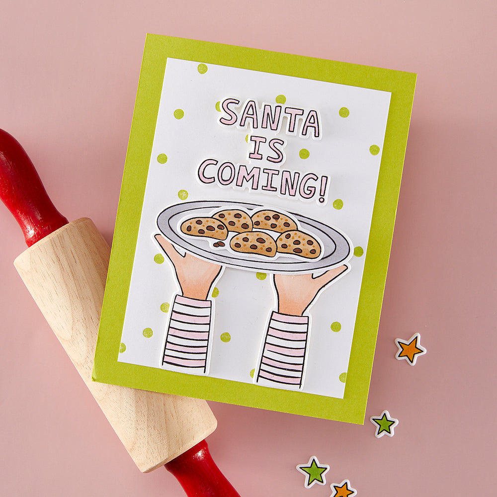 Hero Arts Santa Fuel Clear Stamp Set