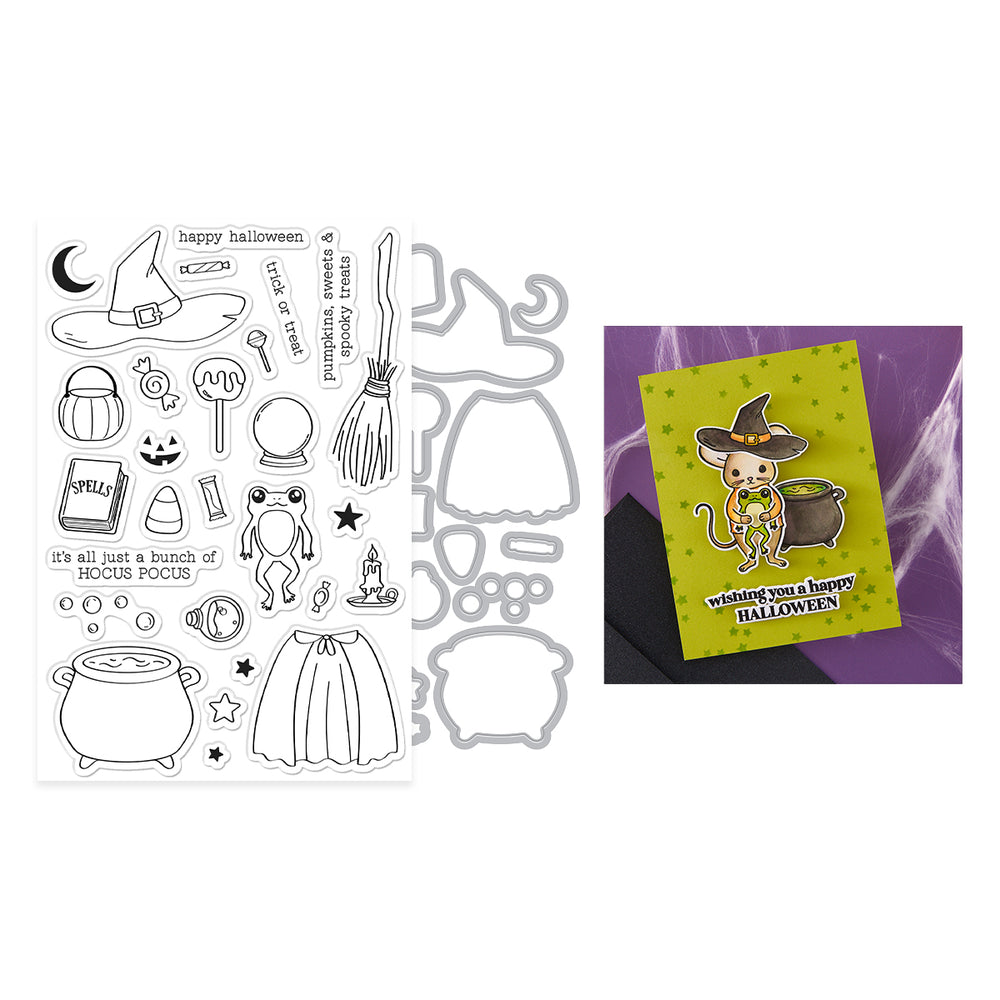 Hero Arts Tricks and Treats Stamp & Cut Set