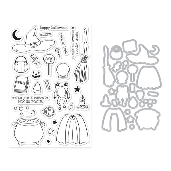 Hero Arts Tricks and Treats Stamp & Cut Set