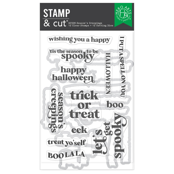 Hero Arts Season’s Creepings Stamp & Cut Set